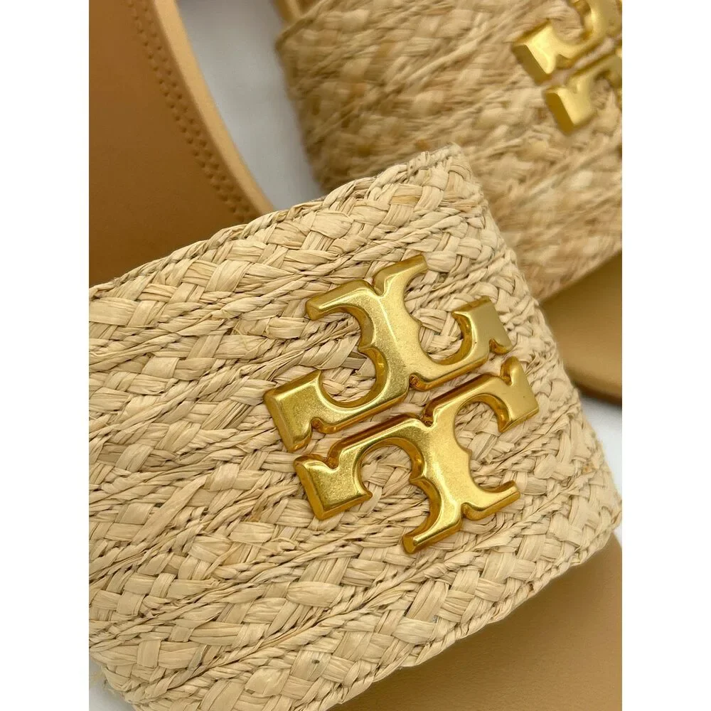 TORY BURCH Size 9M STRAW Women Sandal